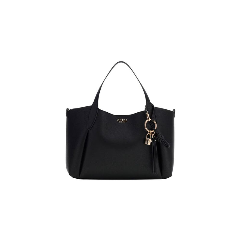 Guess LUCCI GIRLFRIEND SAT HWBG97 Large Black Handbag