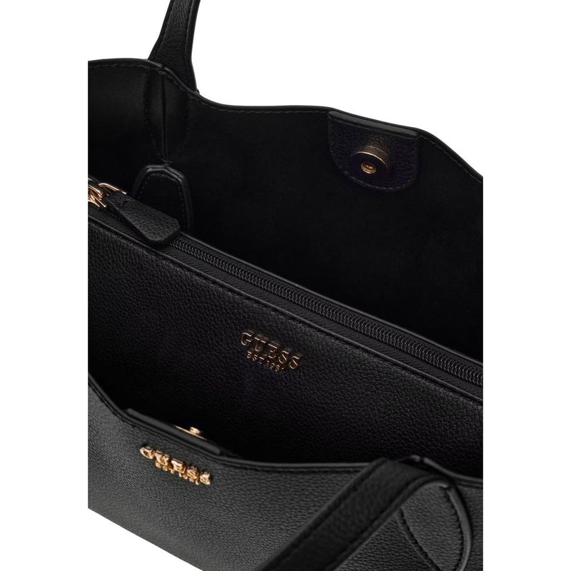 Guess LUCCI GIRLFRIEND SAT HWBG97 Large Black Handbag