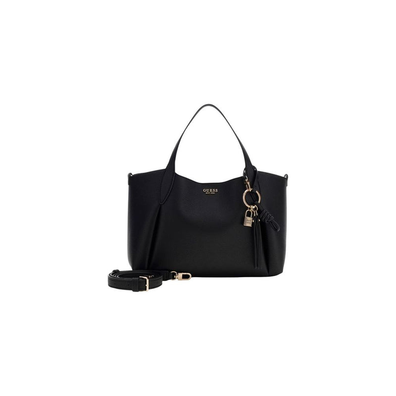 Guess LUCCI GIRLFRIEND SAT HWBG97 Large Black Handbag