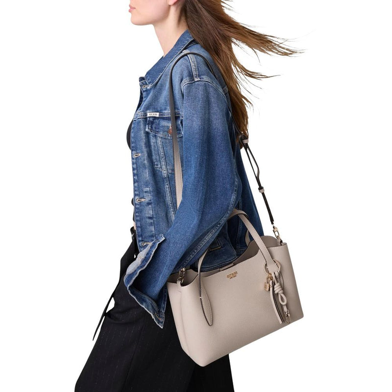 Guess LUCCI GIRLFRIEND SAT HWBG97 Beige Handbag