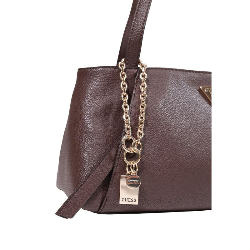 Guess LUCCI GIRLFRIEND SAT HWBG97 Medium Brown Handbag