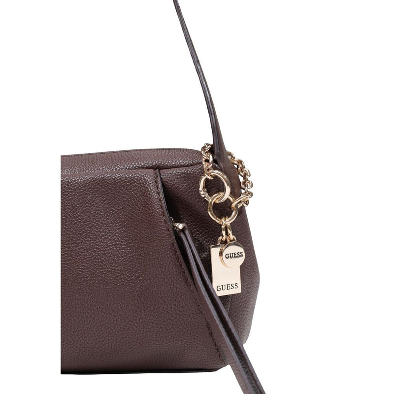 Guess Lucci Girlfriend Satchel Handbag in Brown