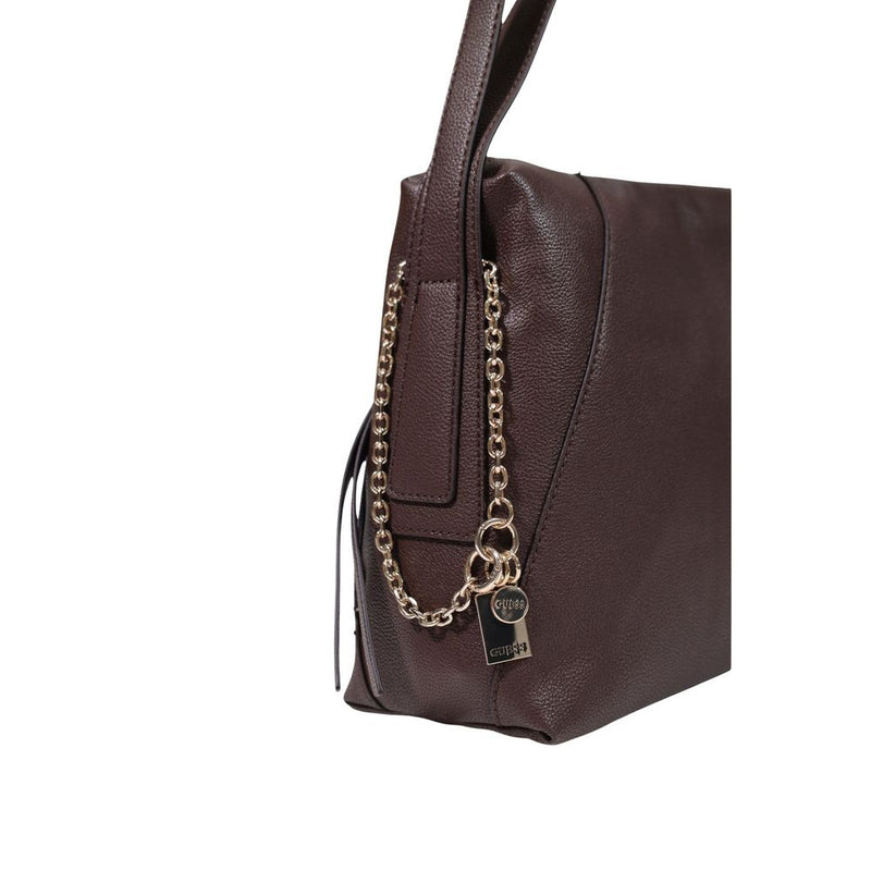 Guess LUCCI GIRLFRIEND SAT HWBG97 Large Brown Handbag