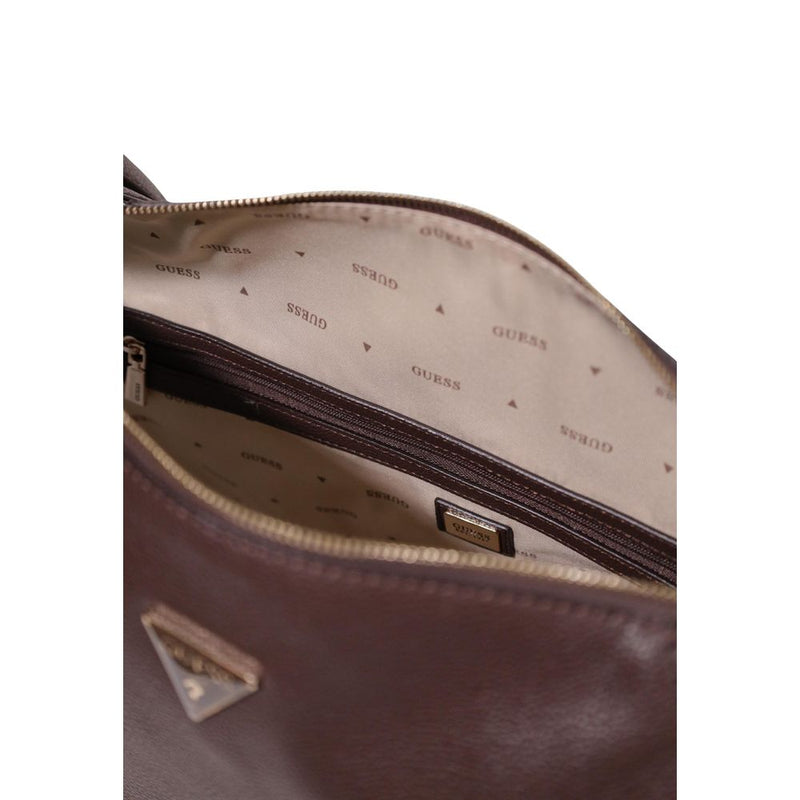 Guess LUCCI GIRLFRIEND SAT HWBG97 Large Brown Handbag