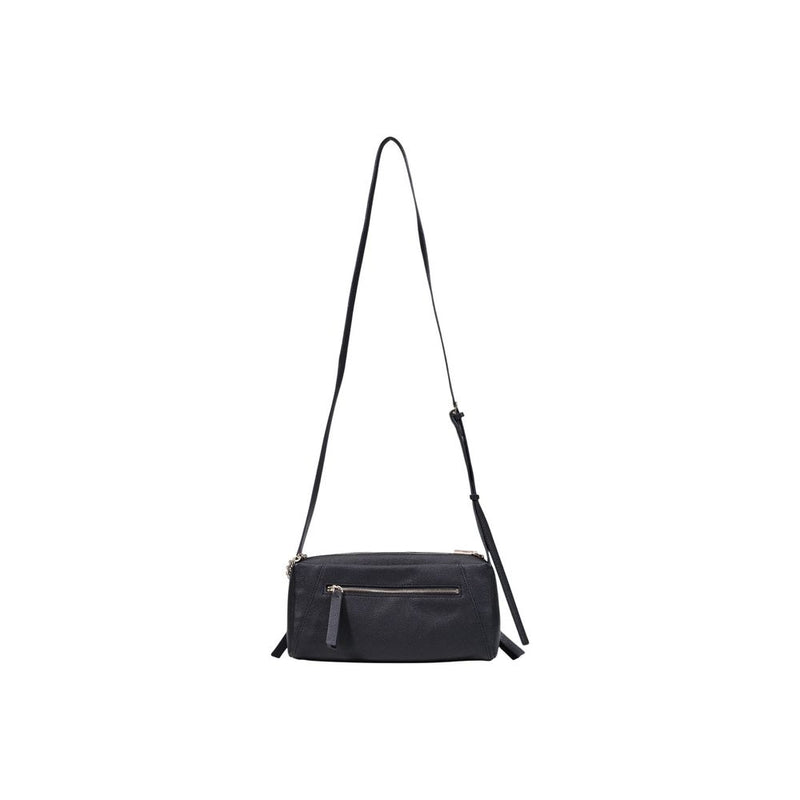 Guess Lucci Girlfriend Satchel Handbag - Black Polyurethane
