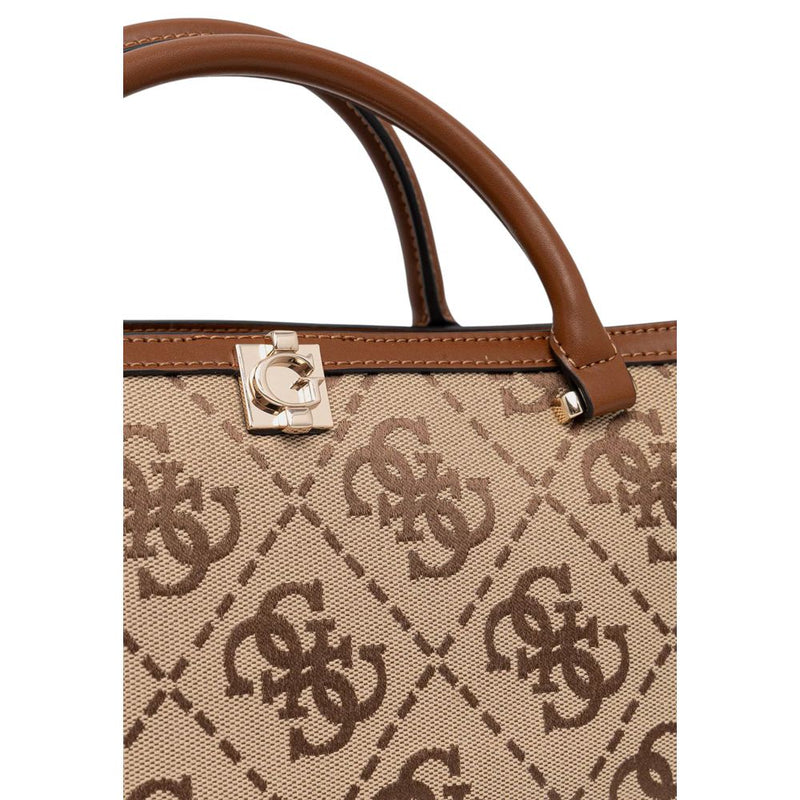 Guess Audrey White Polyester Handbag - Elegant & Functional