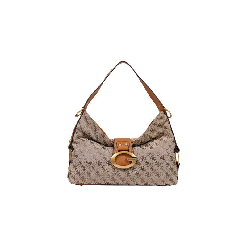 Guess Camden Beige Polyester Handbag - Stylish & Versatile