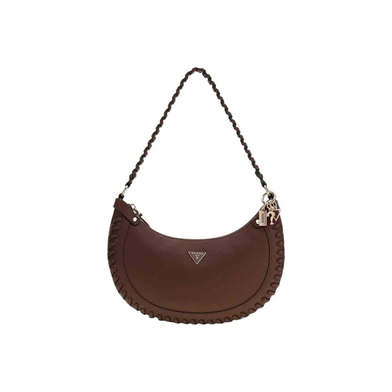 Guess Lucci Girlfriend Small Satchel - Brown Handbag