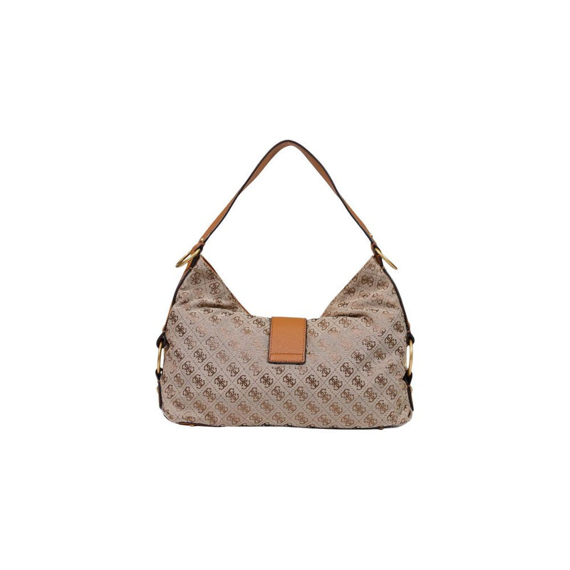 Guess Camden Beige Polyester Handbag - Stylish & Versatile