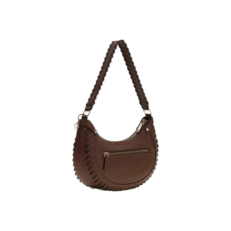 Guess Lucci Girlfriend Small Satchel - Brown Handbag