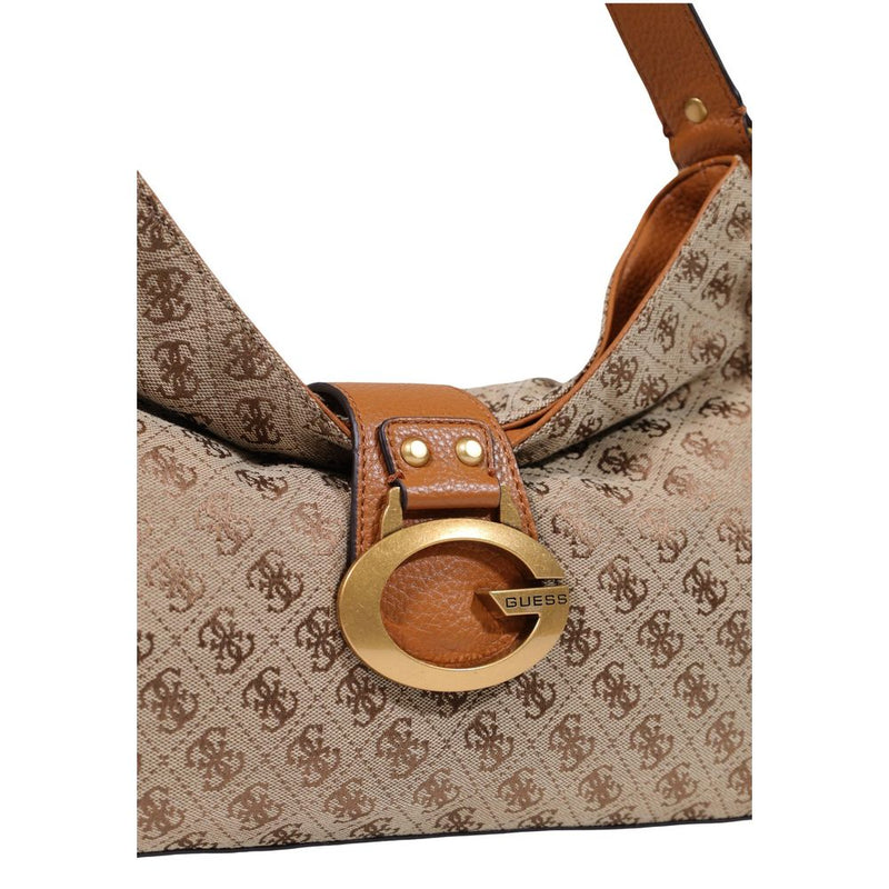 Guess Camden Beige Polyester Handbag - Stylish & Versatile