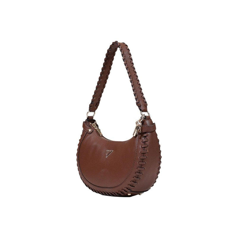 Guess Lucci Girlfriend Small Satchel - Brown Handbag
