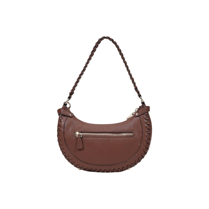 Guess Lucci Girlfriend Small Satchel - Brown Handbag