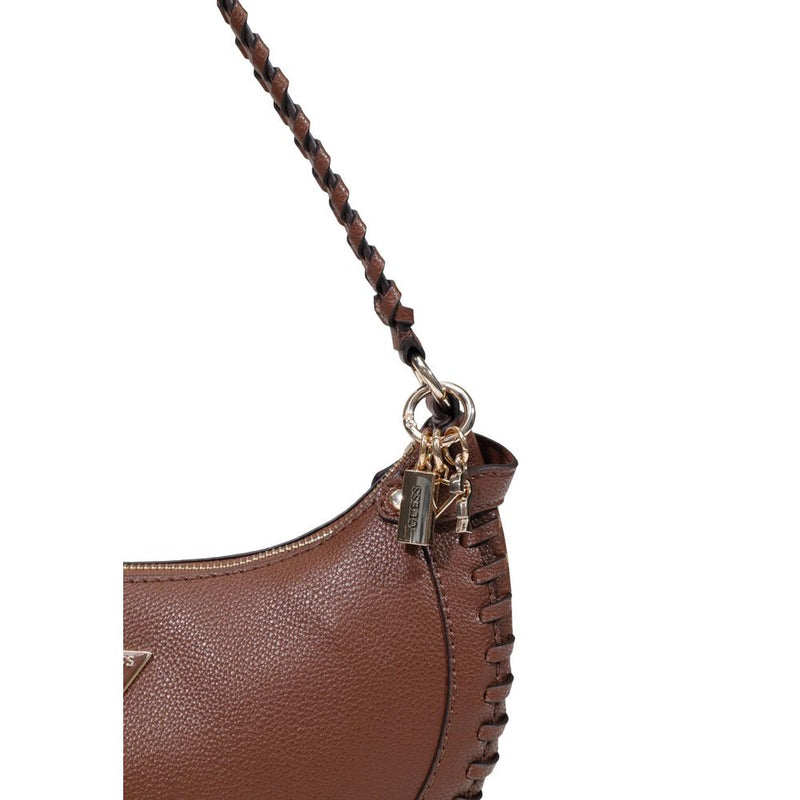 Guess Lucci Girlfriend Small Satchel - Brown Handbag