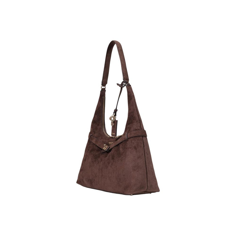 Guess Coleen Logo Small SA HWSG97 Brown Handbag