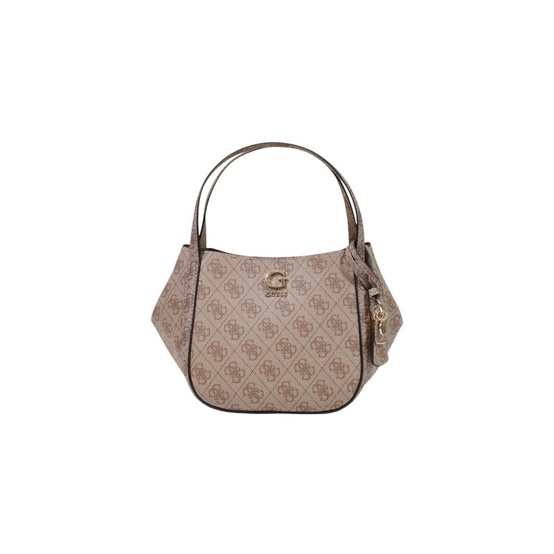Guess Coleen Logo Small White Handbag - Stylish & Versatile