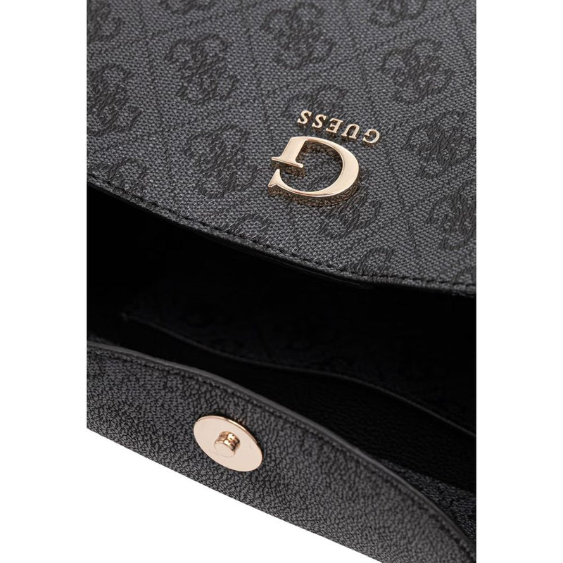 Guess Coleen Logo Small Gray Handbag for Women