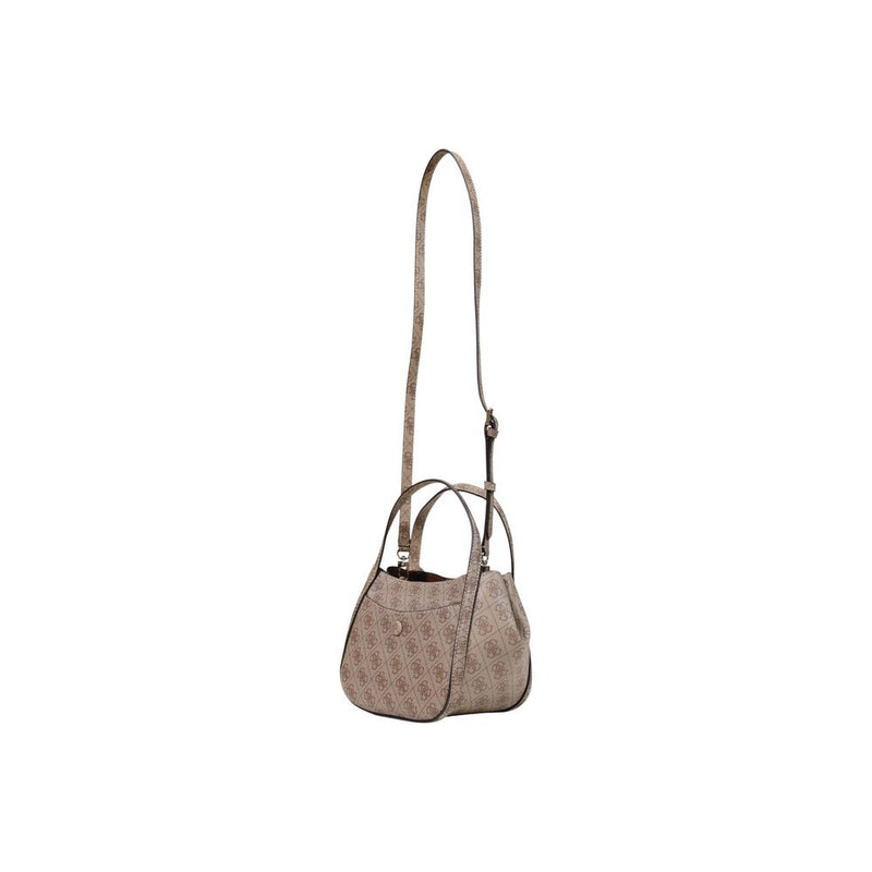 Guess Coleen Logo Small White Handbag - Stylish & Versatile