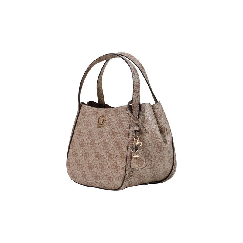 Guess Coleen Logo Small White Handbag - Stylish & Versatile