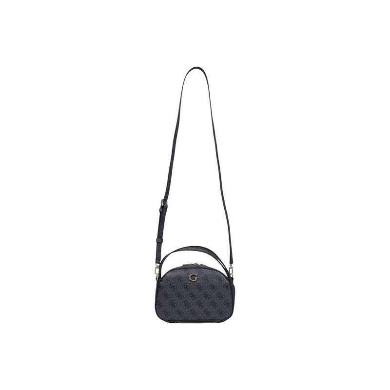 Guess Coleen Logo Small Handbag - Gray Polyurethane
