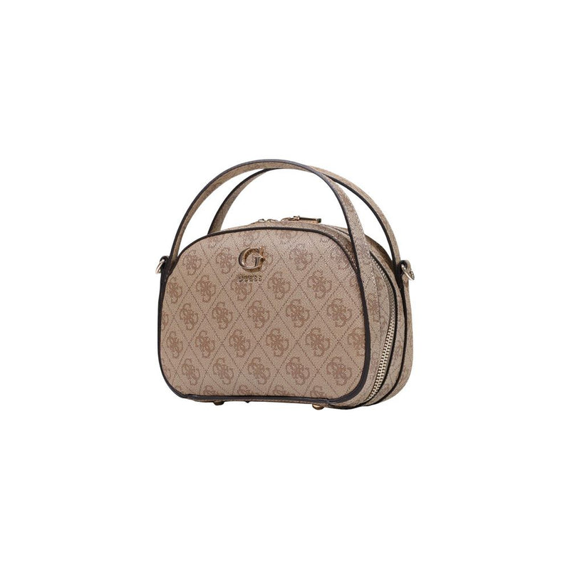 Guess Coleen Logo Small Handbag - White Polyurethane