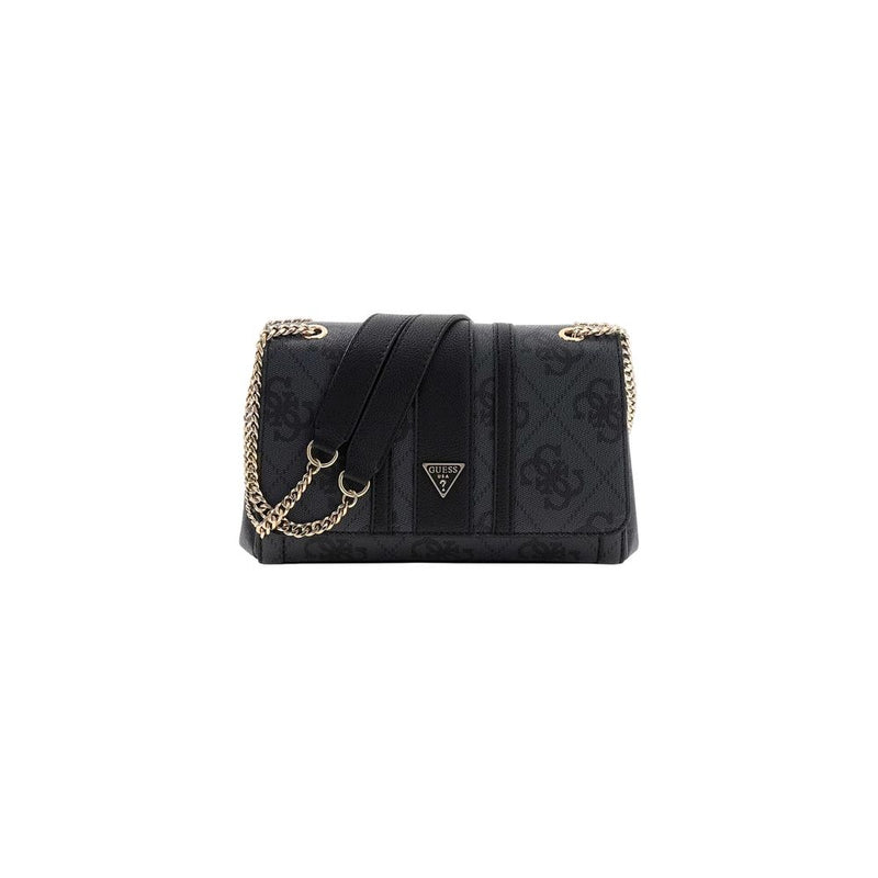 Guess ELSIE Shoulder Bag - Gray Polyurethane Handbag