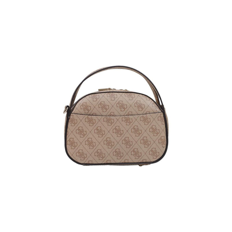 Guess Coleen Logo Small Handbag - White Polyurethane