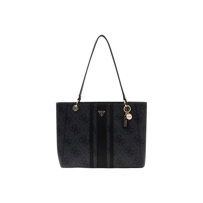 Guess ELSIE Shoulder Bag - Gray Polyurethane Handbag