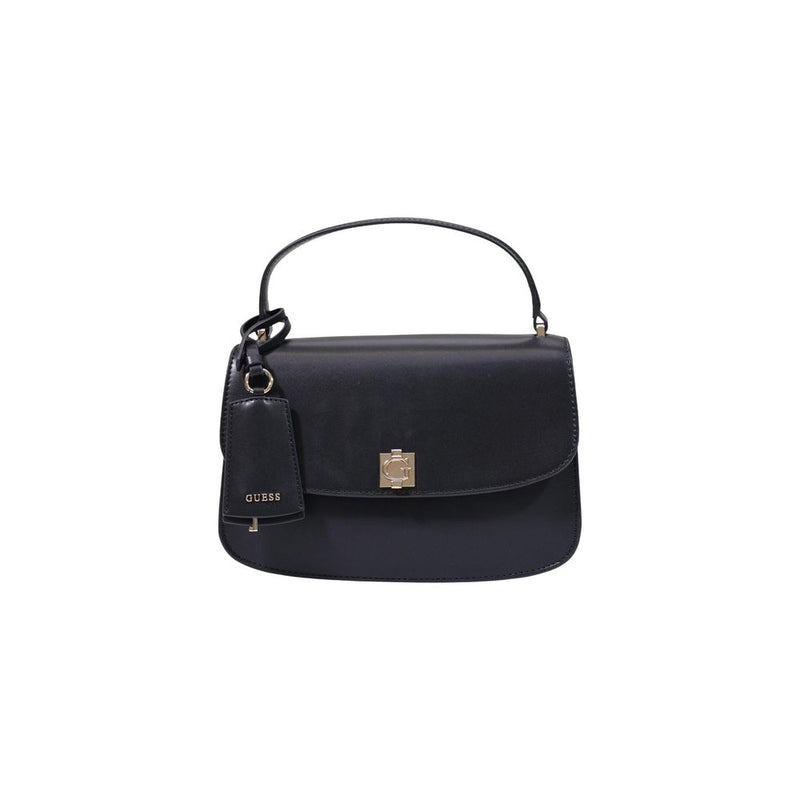 Guess Audrey Small Girlfriend Handbag - Black Polyurethane