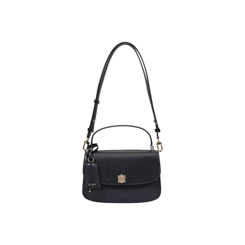 Guess Audrey Small Girlfriend Handbag - Black Polyurethane