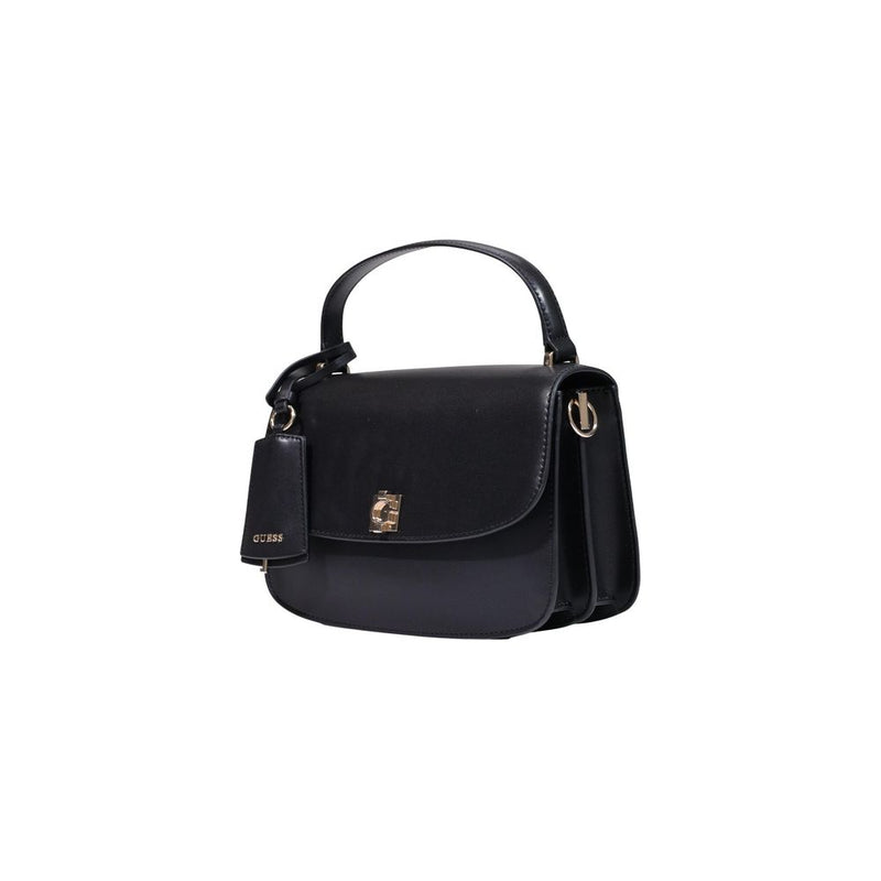 Guess Audrey Small Girlfriend Handbag - Black Polyurethane