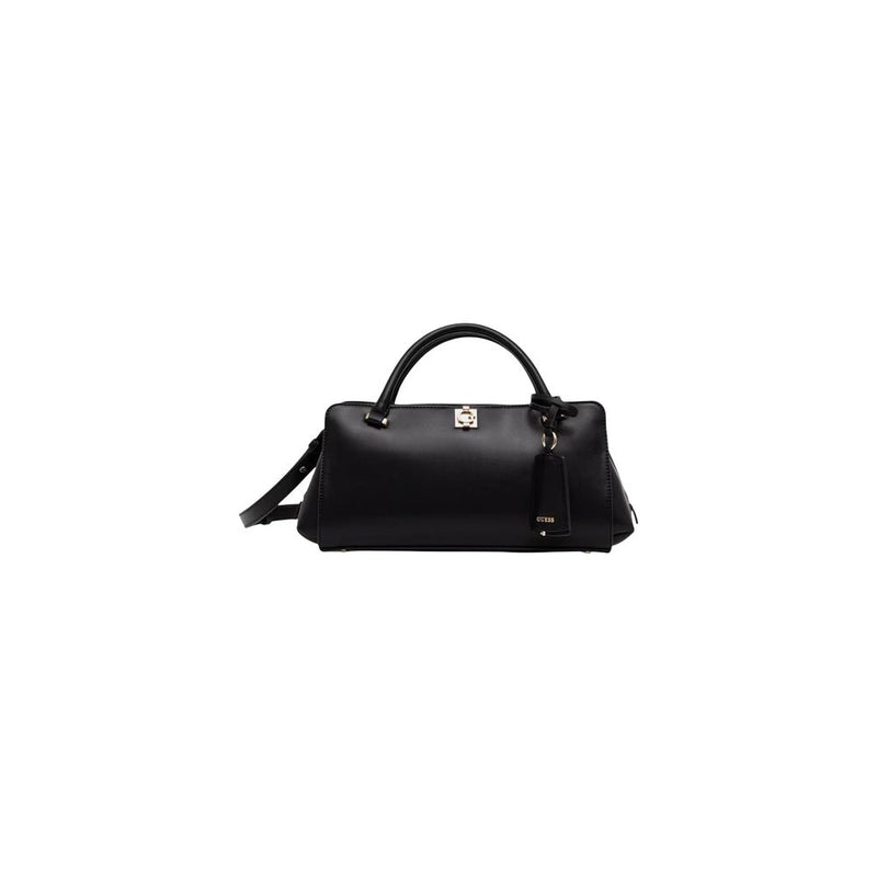 Guess Audrey Black Polyethylene Handbag - Elegant & Practical