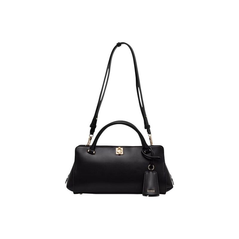 Guess Audrey Black Polyethylene Handbag - Elegant & Practical