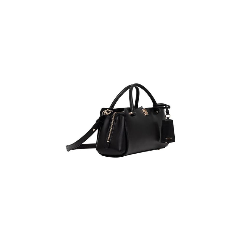 Guess Audrey Black Polyethylene Handbag - Elegant & Practical