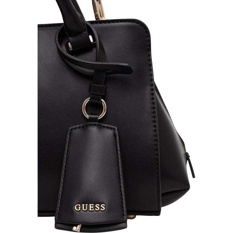 Guess Audrey Black Polyethylene Handbag - Elegant & Practical