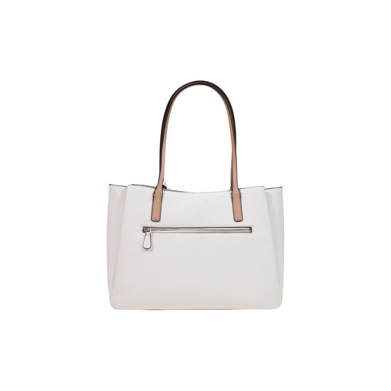 Guess Bramina Small Satchel Beige Handbag
