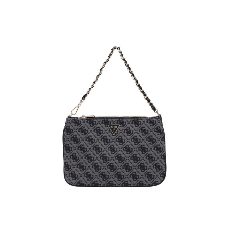 Guess Gray Polyester Handbag - Stylish & Compact Pouch