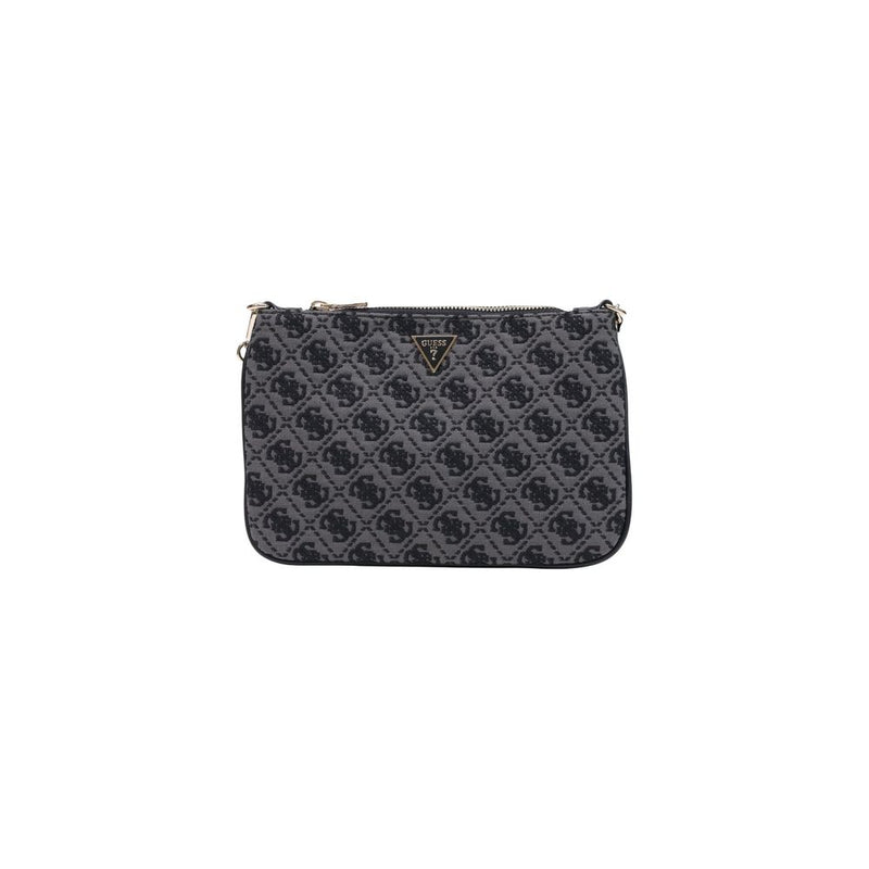 Guess Gray Polyester Handbag - Stylish & Compact Pouch