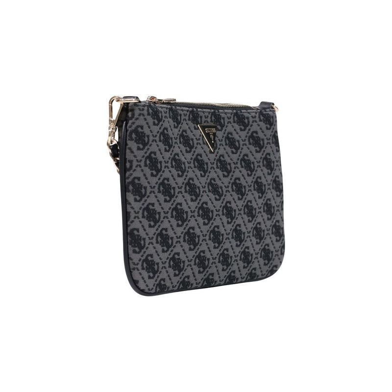 Guess Gray Polyester Handbag - Stylish & Compact Pouch