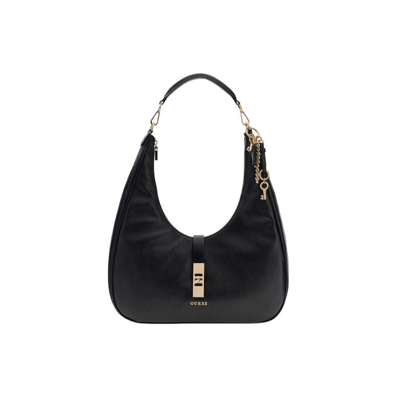 Guess Brooke Hobo Black Polyethylene Handbag