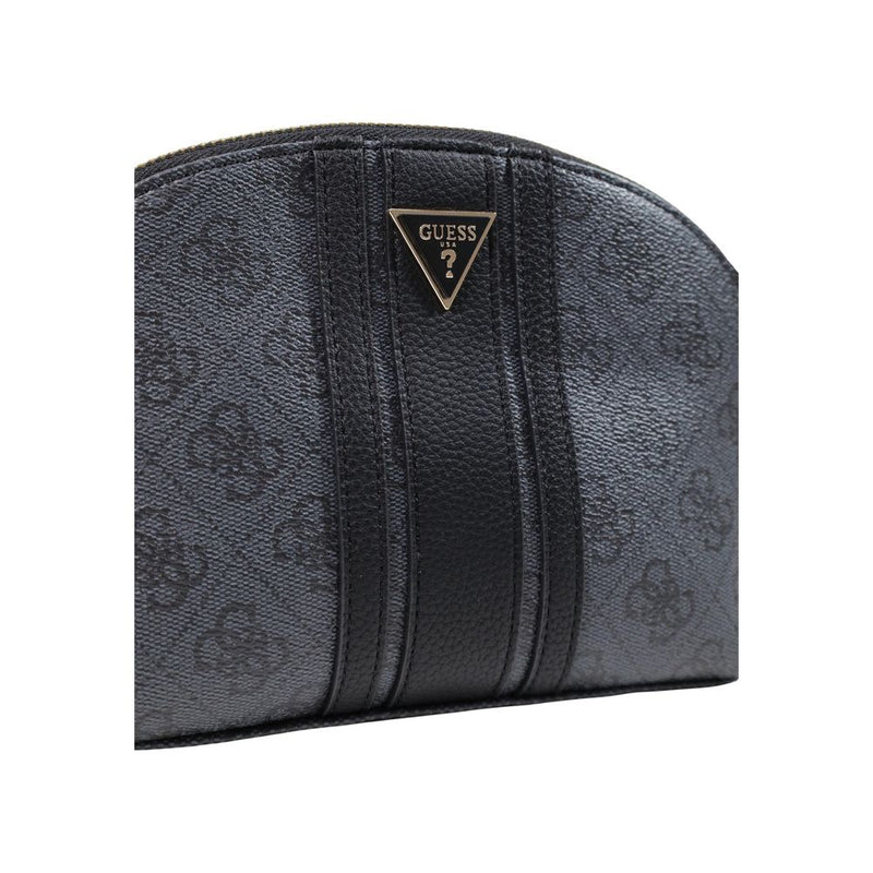 Guess NOELLE II DOME Gray Polyurethane Clutch Bag