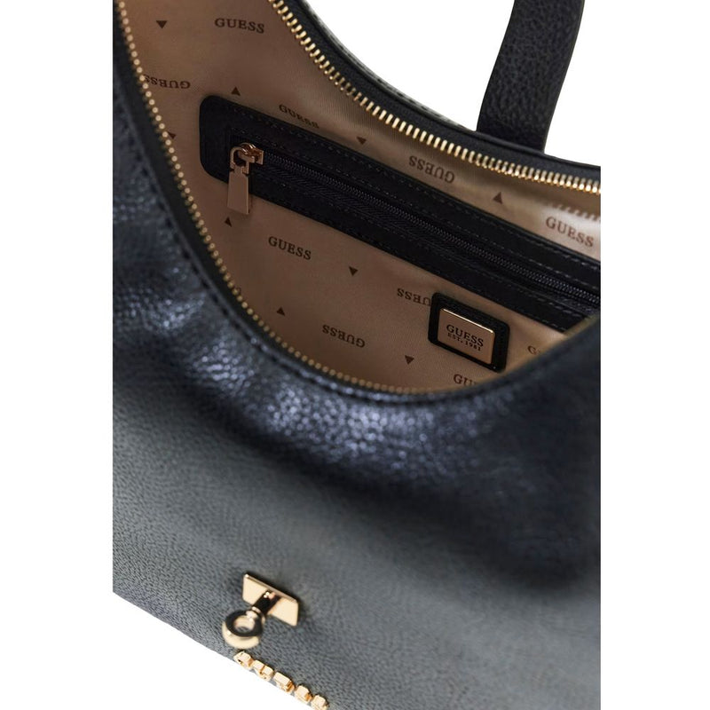 Guess Brooke Hobo Black Polyethylene Handbag