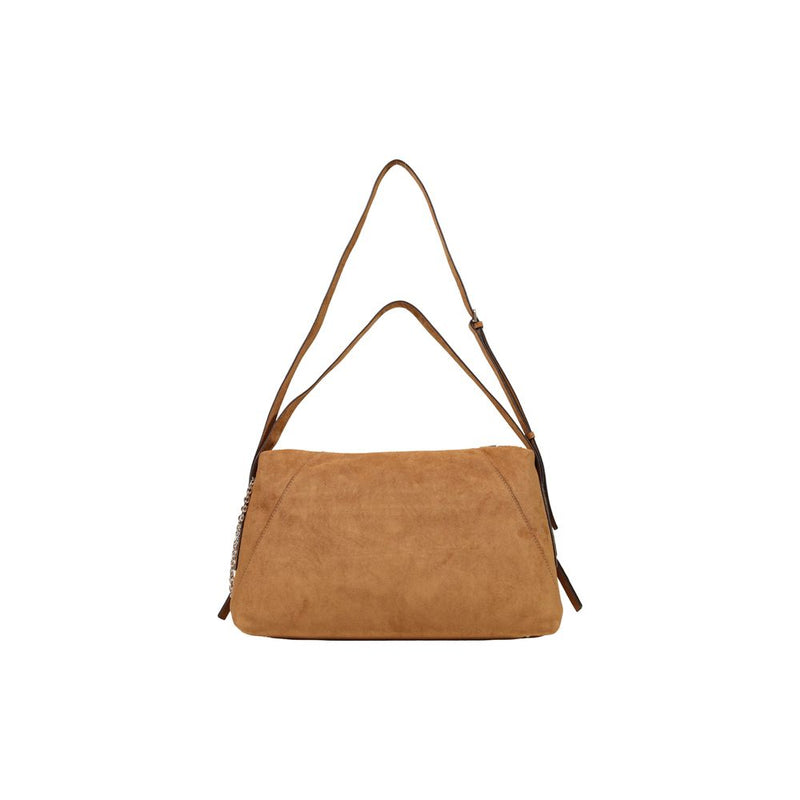 Guess Coleen Logo Small Handbag - Brown Polyester
