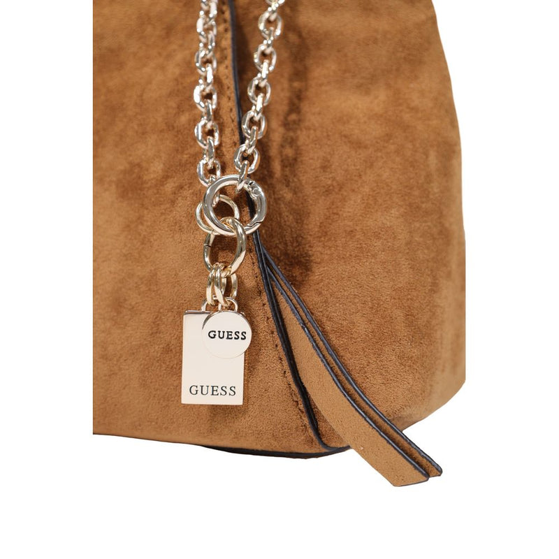 Guess Coleen Logo Small SA HWSG97 Brown Handbag for Women
