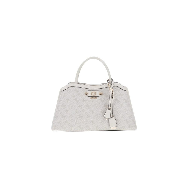 Guess Coleen Logo Small Handbag - White