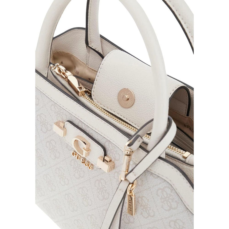 Guess Coleen Logo Small Handbag - White
