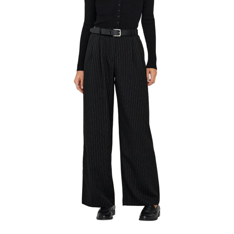 Only ONLREINA Black Recycled Polyester Casual Pants for Women
