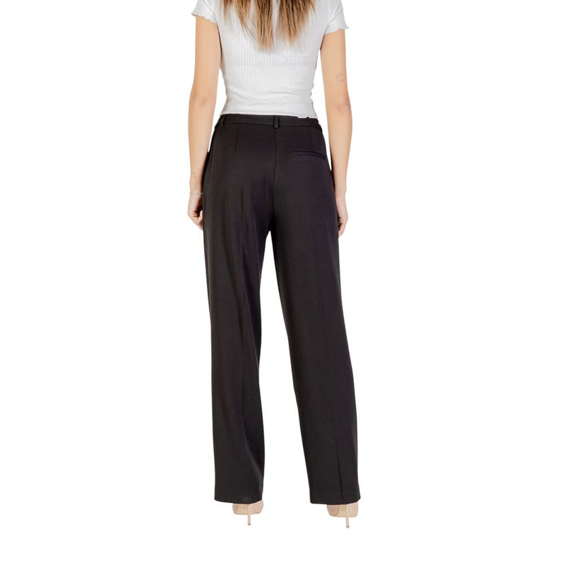 Only Black Recycled Polyester Dress Pants for Women