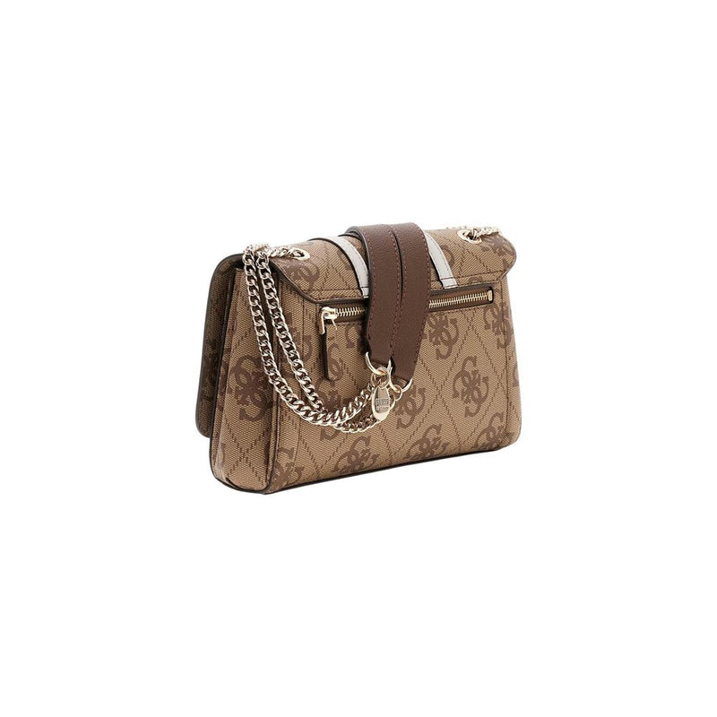 Guess Elsie Bicolor Polyurethane Handbag - Elegant & Practical