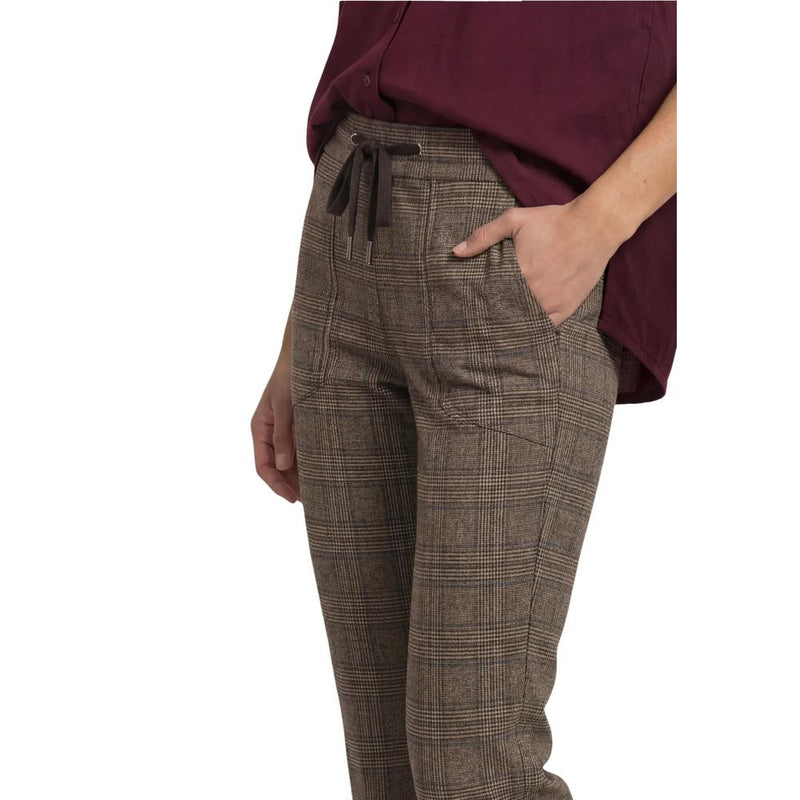 Street One Bonny MW L28 Brown Polyester Casual Pants